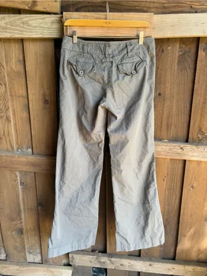 Vince. Gray Cotton Flare Chinos thumbnail 2