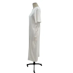 Tuckernuck Pomander‎ Place Zoe Maxi Tee Dress Short Sleeve White Size Medium thumbnail 8