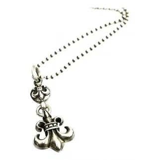 Fleur Ball Necklace in Silver thumbnail 5