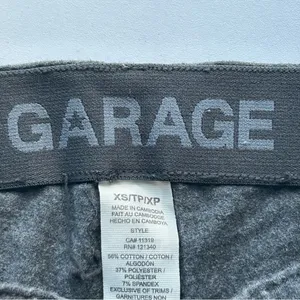 Garage Women’s Charcoal Grey Stretch Knit Shorts thumbnail 5