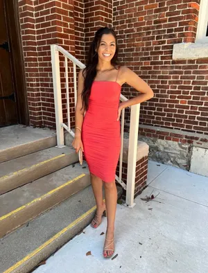 Windsor Spaghetti Strap mini/midi dress thumbnail 2