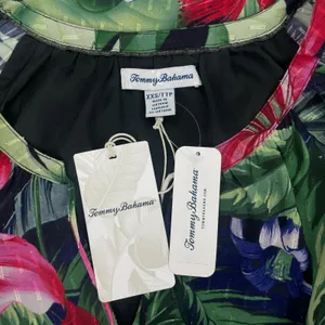 Tommy Bahama Celebration Tropical Floral Maxi Dress Green Size XXS thumbnail 12
