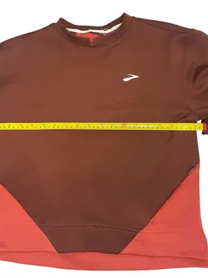 Brooks Run Within Sweatshirt Run Raisin Copper NWOT Small thumbnail 8