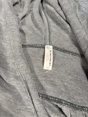 Free people FP movement Gray Hooded Zip-Up Sweatshirt small thumbnail 3