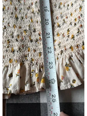 Free People Intimately “Bella” Smocked Mini Dress with Tie Straps thumbnail 6