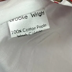 Brooke Wright‎ Lucy Dress Medium White Red Cowboy Boot Cotton Poplin NWT READ thumbnail 8