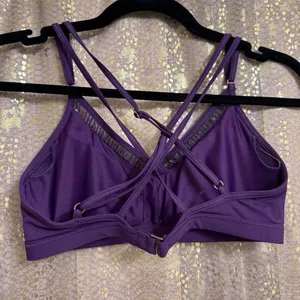 Calia By Carrie Underwood Ruched Purple Blackberry Cordial Swim‎ Top Small thumbnail 2