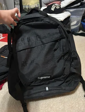 Supreme Black  Backpack thumbnail 1