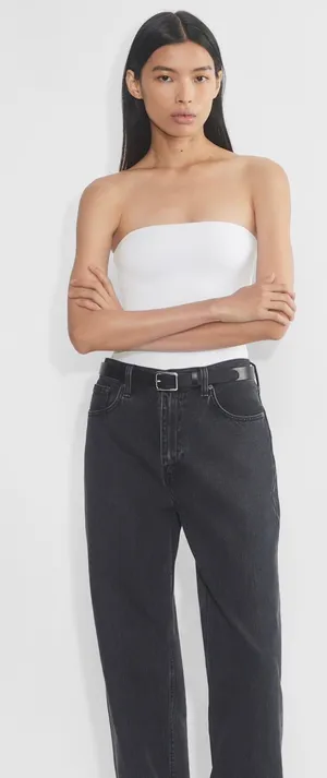 Aritzia Contour White Tube Top thumbnail 1