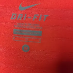 Nike dri -fit neon razorback tank top sz Medium thumbnail 4
