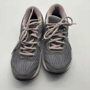 Asics Gel-Contend 7 Womens Running Shoes Grey Pink Sneakers Size 8 thumbnail 3