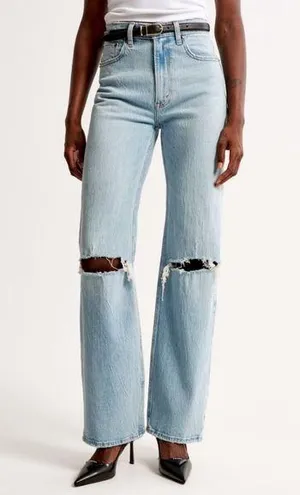 Abercrombie high rise 90's relaxed jeans thumbnail 1