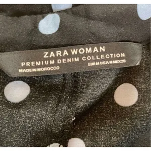 Zara Woman Oversized Drop Waist Polka Dot Tunic Size Medium thumbnail 4