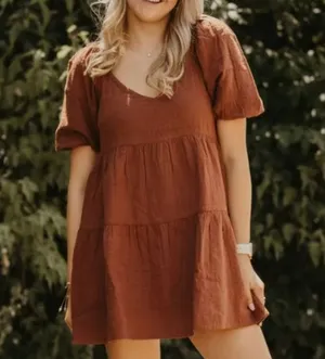 Billabong Gauze Fall For Ya Babydoll Mini Dress New With Tags thumbnail 1