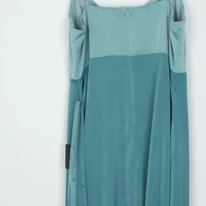 NWT Lulus Double Darling Sage Green Satin‎ Ruffle Maxi Dress Womens XL Evening thumbnail 14
