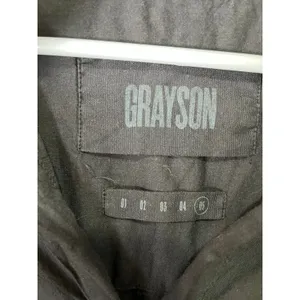 Grayson The Changemaker Black Cotton Shirt Dress (5) XL Minimalist‎ Lagenlook thumbnail 5
