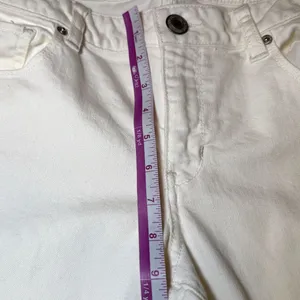 American Eagle Womens Size 14 White Jeans Stretch Straight Leg Denim Casual thumbnail 9