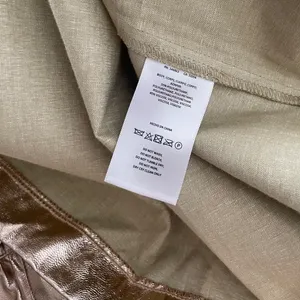 NWT!! Anthropologie MARE MARE Shine Faux Leather Shirt Dress Pearl Metallic XS thumbnail 13