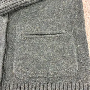 Madewell Cardigan Sweater Womens Small‎ Green Knit Ribbed Open Front Pockets thumbnail 4