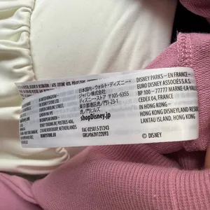 Disney Parks 50th EARidescent Pink Gold Sweatshirt Y2K Coquette Pullover Size LG thumbnail 7