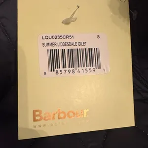 Barbour Summer Liddesdale Gilet Quilted Vest in pearl 4 NWT thumbnail 5