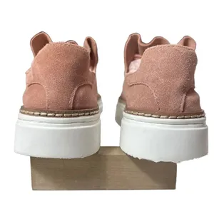Women’s Vince Camuto Mauve Colored Leather Raiza Platform Sneakers thumbnail 3