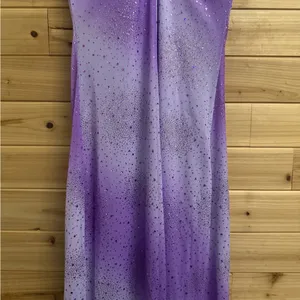 Vintage Y2K Taboo Small Purple Ombre Sparkle Glitter Fairy Whimsigoth Prom Dress thumbnail 10