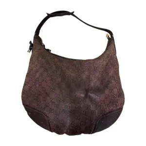 Authentic GUCCI Guccissima Large Leather Princy Hobo‎ Shoulder Bag Brown 162882 thumbnail 13