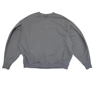 Popflex Brunch Sweatshirt Sweater Womens 1X -‎ 3X Grey Oversized Fleece Pullover thumbnail 2