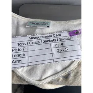 Cactus Bay Vintage‎ Y2K Top Cream Medium thumbnail 7