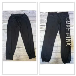 Victoria’s Secret Black Knit Pajama Pants thumbnail 2