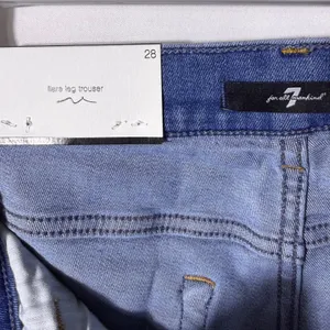 NWT 7 For All Mankind Tailorless Dojo Wide Leg‎ Trouser Jeans Mid Rise 28 thumbnail 10