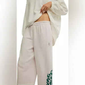 NWT FP Movement Women's All Star Logo Pants In Rose Quartz Combo $98 Retail thumbnail 5