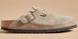 Birkenstock Boston Clogs in Taupe thumbnail 1