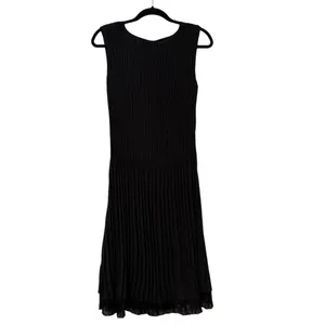 Caelian Sleeveless Maxi Dress Pleated‎ Flare Flowy Black Size XL thumbnail 4