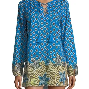 Tory Burch Jacinta Lace Up Beach Tunic thumbnail 1