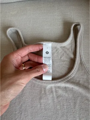 Lululemon ribbed tank top thumbnail 2