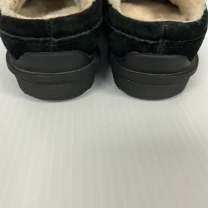 UGG Australia Shoreham Clog Women’s 7 Black Suede Sheepskin‎ Slipper Shoe Mule thumbnail 5