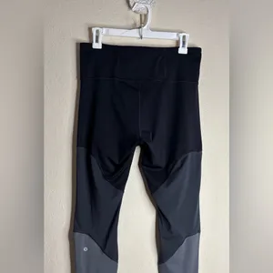 Lululemon Colour Me Ombre Tight 28" Black/Obsidian/ Titanium size 10 thumbnail 5