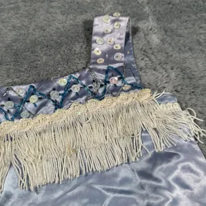 VTG Flapper Tassel Dress Shirt Beaded Sequin Fringe Gatsby Party Cocktail thumbnail 4