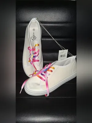 Sole Mates Canvas Sneakers Tie Dye Laces Size 9 thumbnail 2