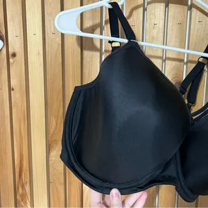 Elomi Bijou Flirt Underwire Banded Molded Cage Bra Black Size 34K thumbnail 4