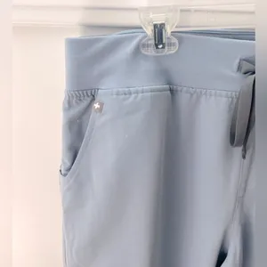 Figs Zamora High Waisted Dusty Blue Joggers Scrub Pants Womens XXL Tall Nurse thumbnail 5