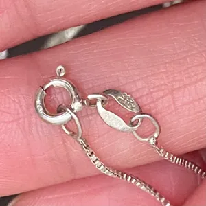 Sterling Silver 925 Necklace & Stud Earrings Set thumbnail 9