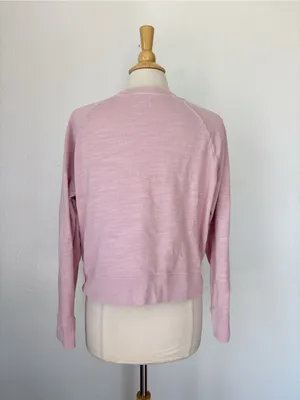 J. Crew Light Pink Crewneck Sweatshirt thumbnail 5