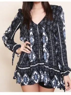 Free People Down By the Bay Tunic XS thumbnail 1
