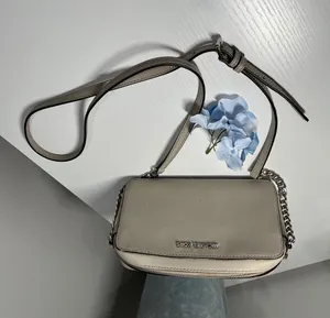 Michael Kors Jet‎ Set Travel Small Crossbody Bag Beige Saffiano Leather thumbnail 1