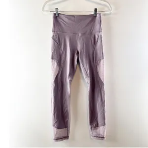 Lululemon Wunder Train Mesh Panel High-Rise Tight Leggings 25" Violet Verbena 6 thumbnail 4