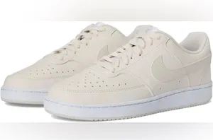 NEW IN BOX Women’s Nike Court Vision Lo NN low ~ white/pale-ivory-black ~ 10 thumbnail 9