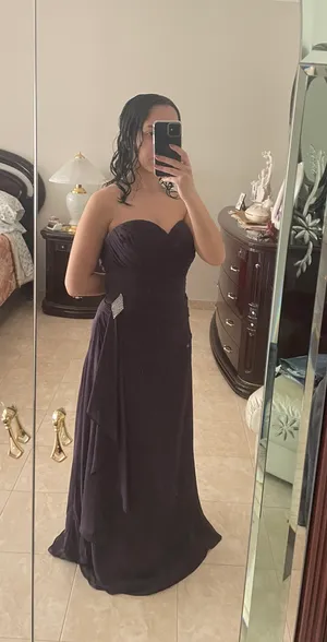 Purple Bridesmaid / Prom Dress Size 6 thumbnail 2